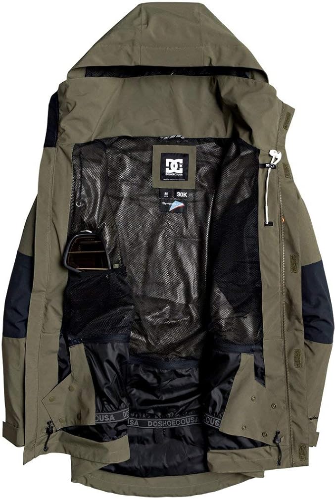 スノーボード DC COMMAND 30K JACKET SympaTex DC Command 30K Sympatex Men's Snowboard Jacket, Green, XL